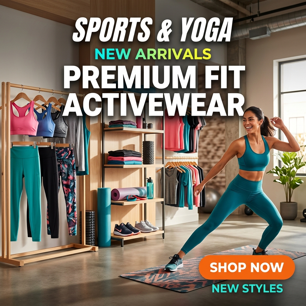 Sports & Yoga Banner
